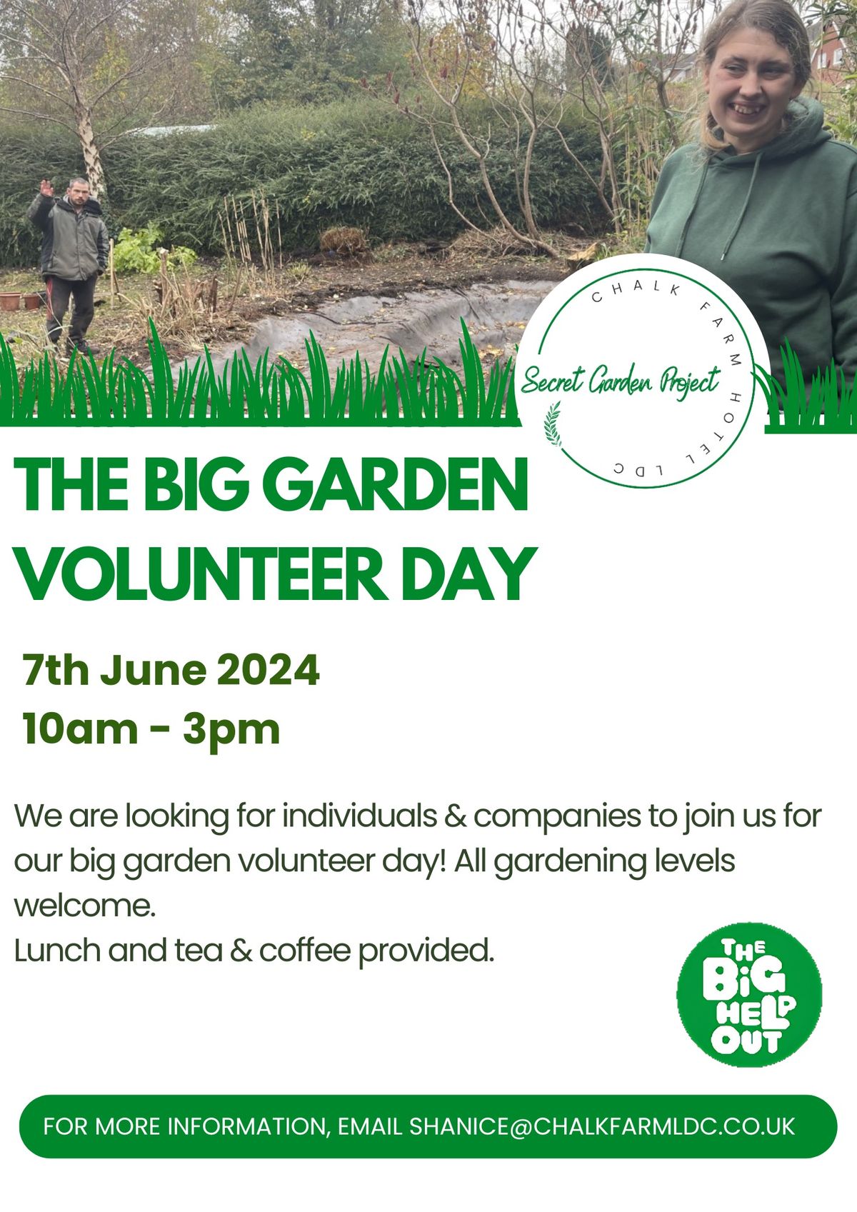 \u2018The big help out\u2019 garden volunteer day!