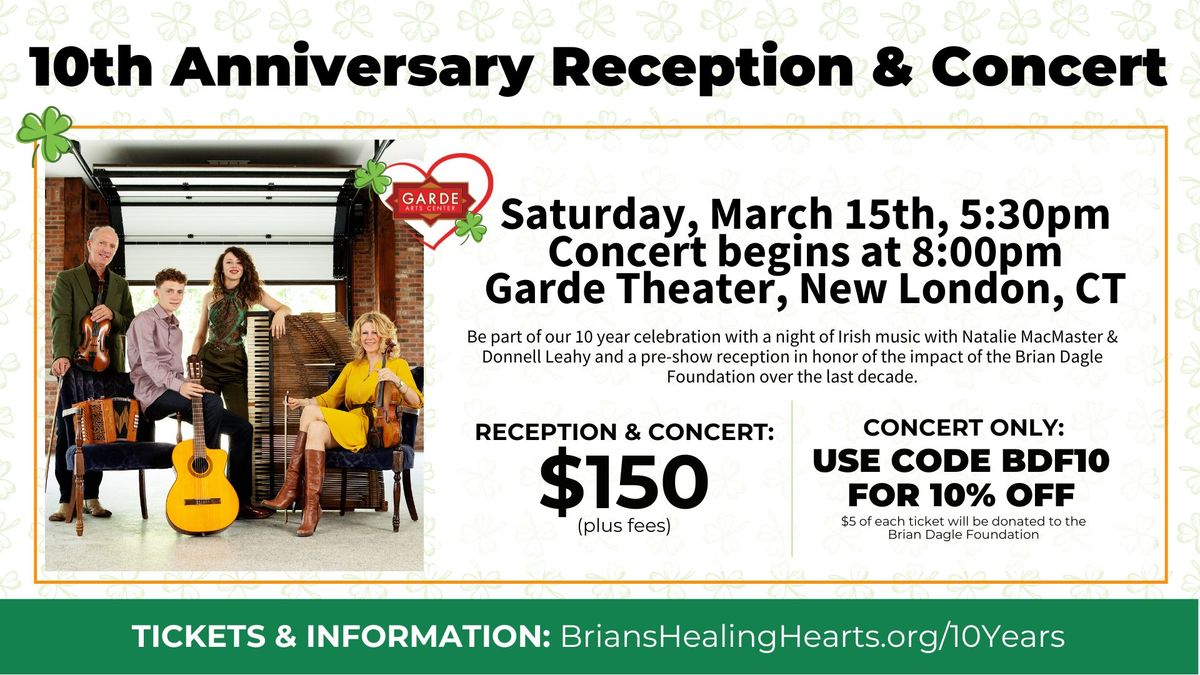 Brian Dagle Foundation 10th Anniversary Celebration & Irish Music Concert