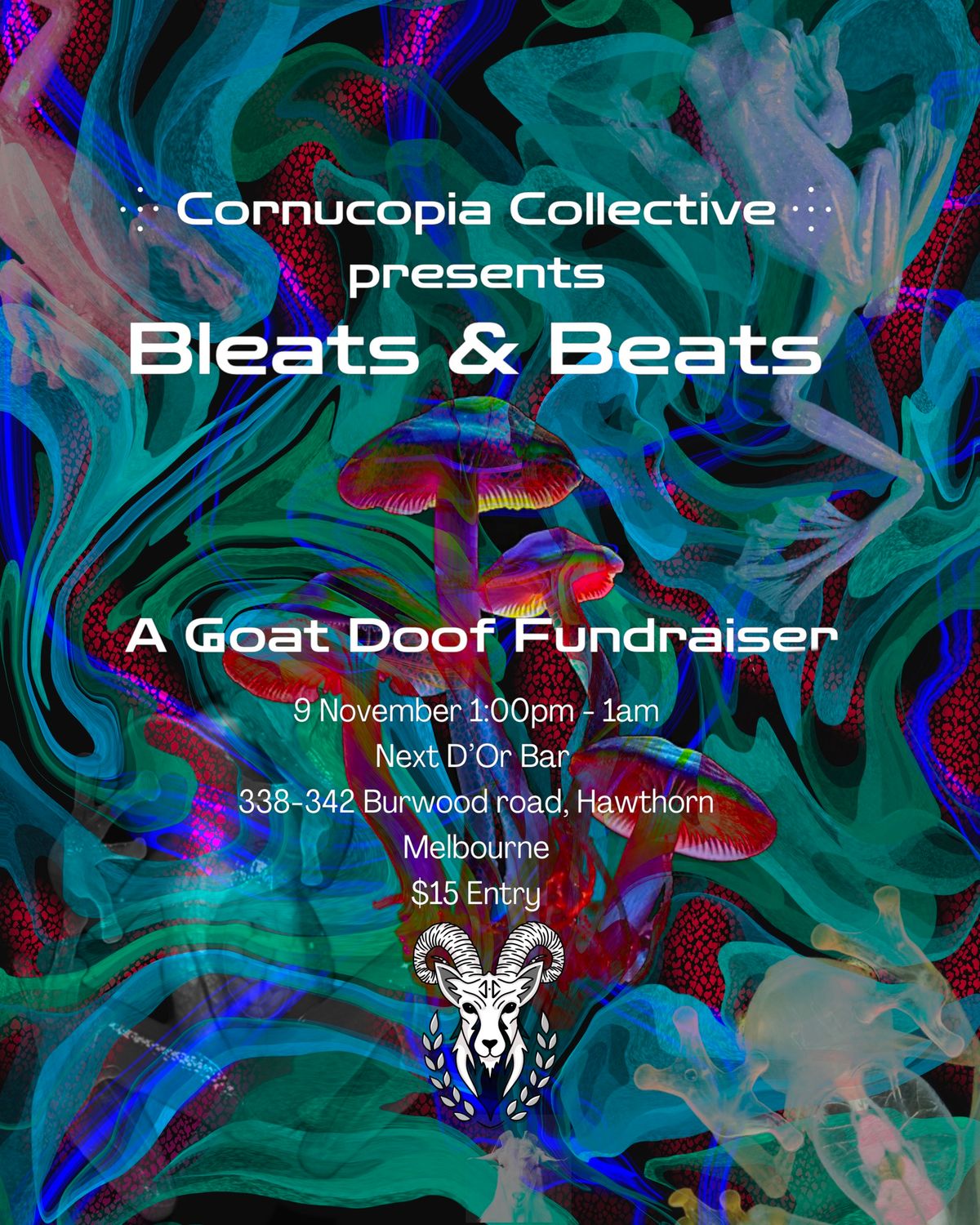 Bleats & Beats - A Goat Doof Fundraiser