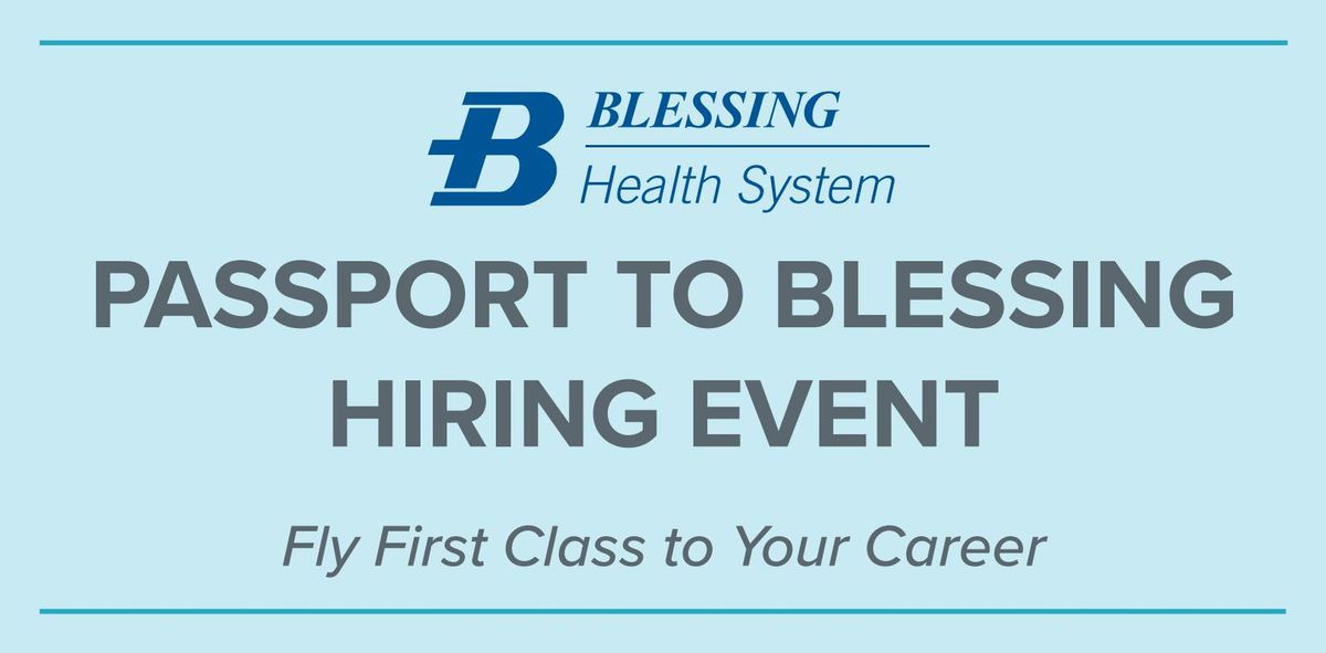 Passport to Blessing Hiring Event