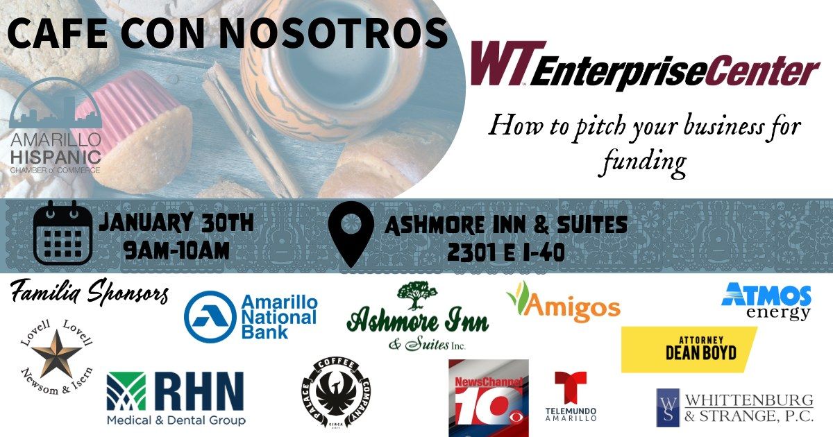 Cafe con Nosotros- WT Enterprise Center 