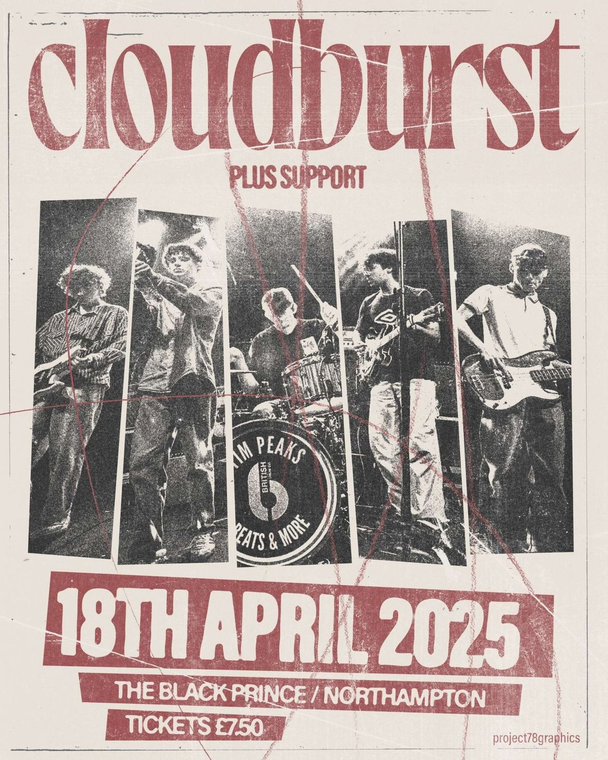 Cloudburst + support | The Black Prince, Northampton