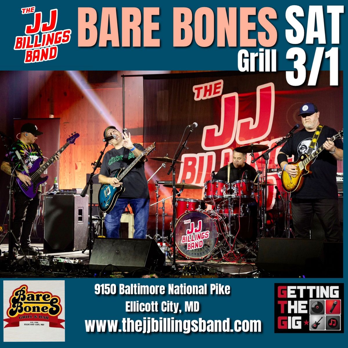 JJ Billings at Bare Bones Grill!