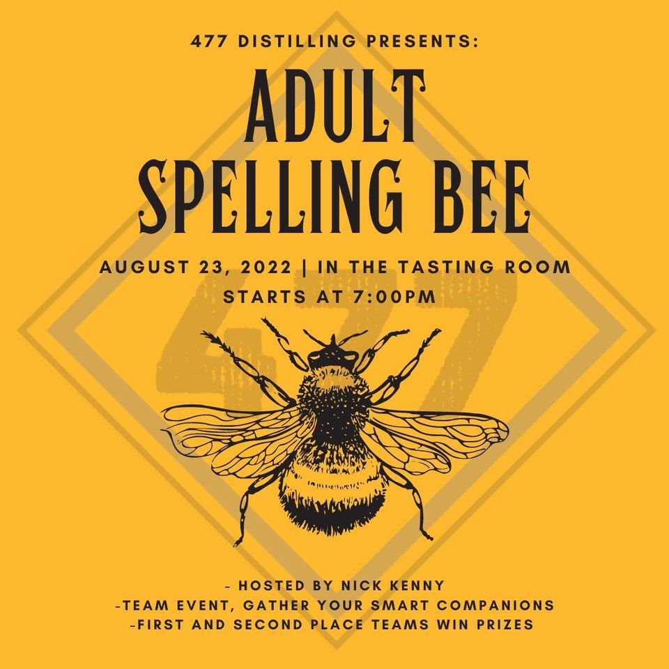 Adult Spelling Bee