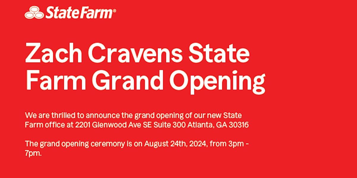 Zach Cravens State Farm Grand Opening