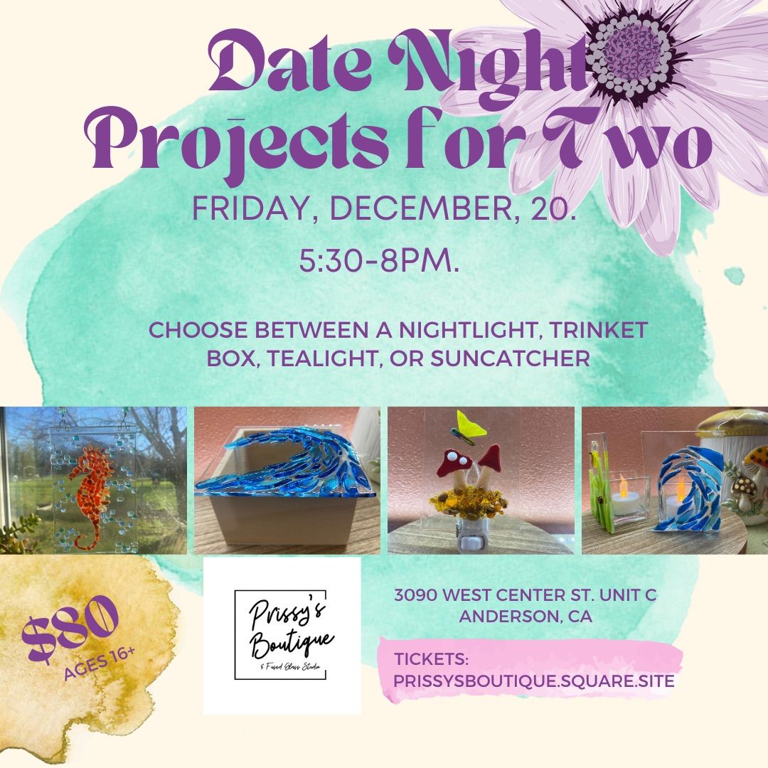 Fused Glass Date Night, Pick Your Projects