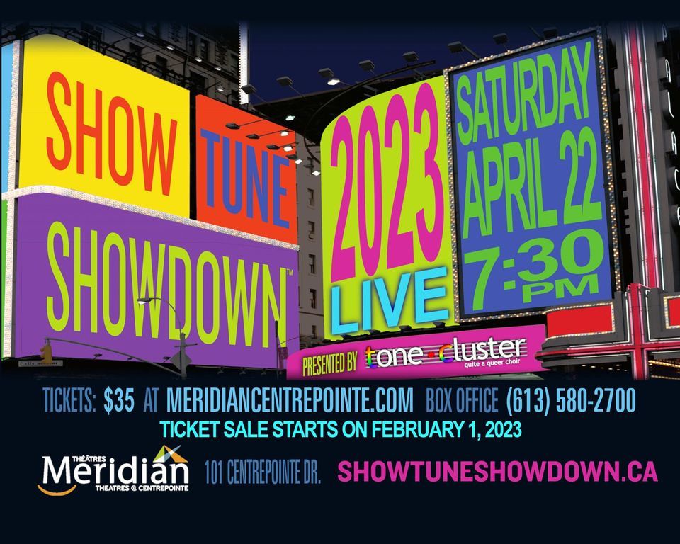 Show Tune Showdown 2023, Meridian Theatres At Centrepointe - Théâtres ...