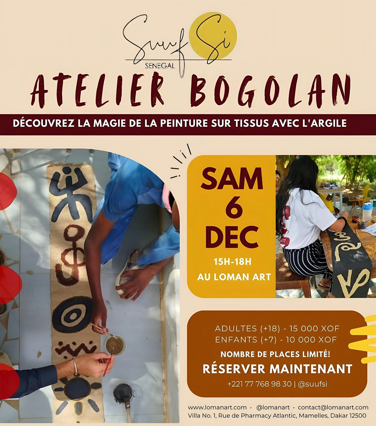 Atelier Bogolan: Textile Painting Workshop with SUUFSI