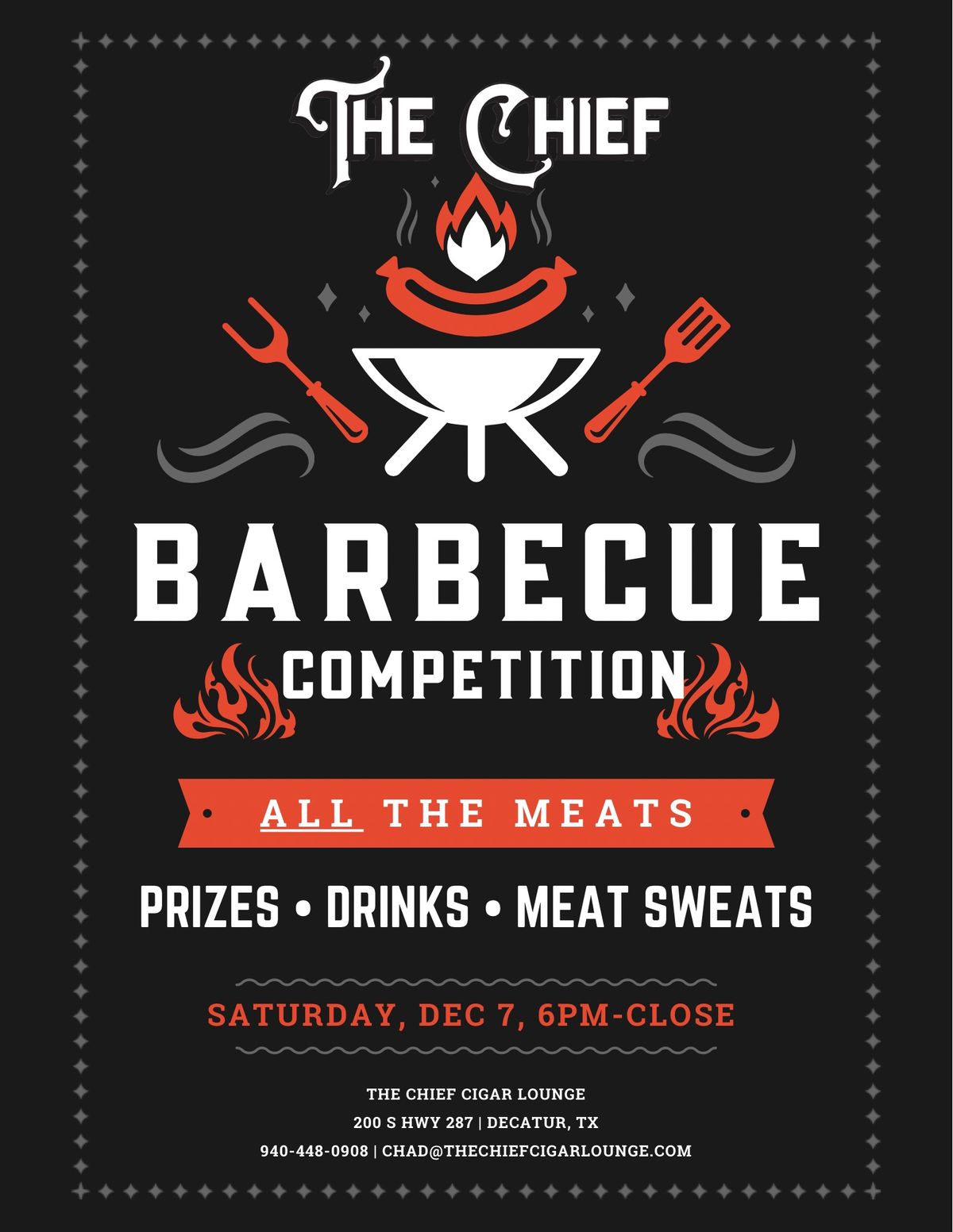 First Annual BBQ Competition at The Chief