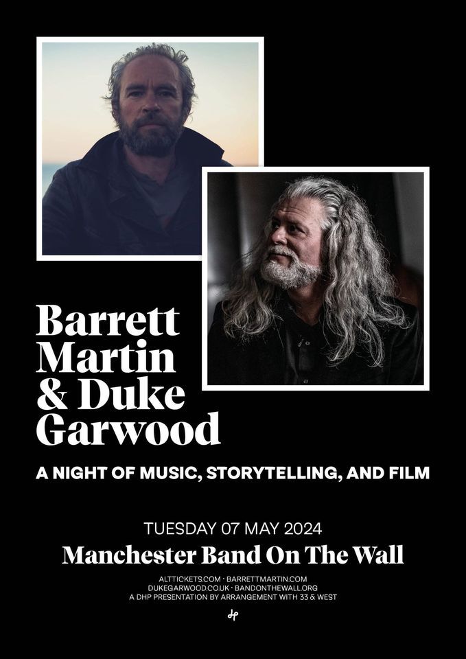 Barrett Martin & Duke Garwood Live @ Band On The Wall, Manchester, UK 