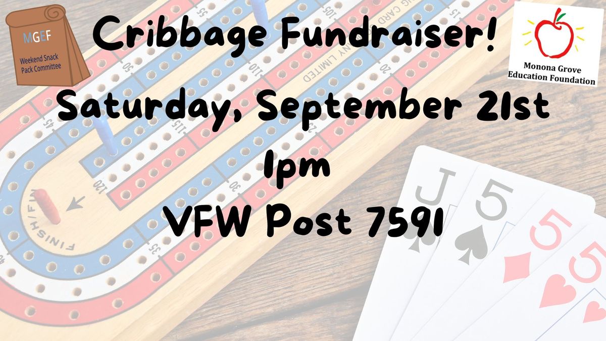 Cribbage Fundraiser!