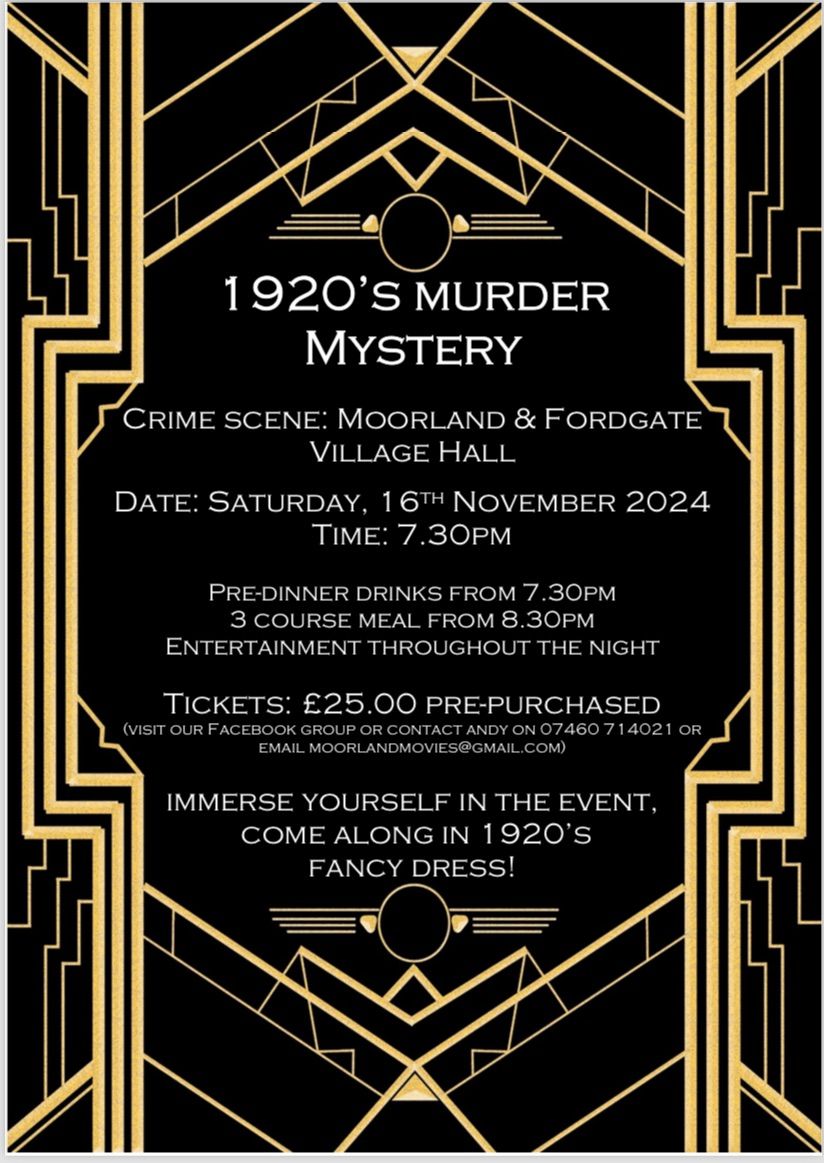 1920's Murder Mystery