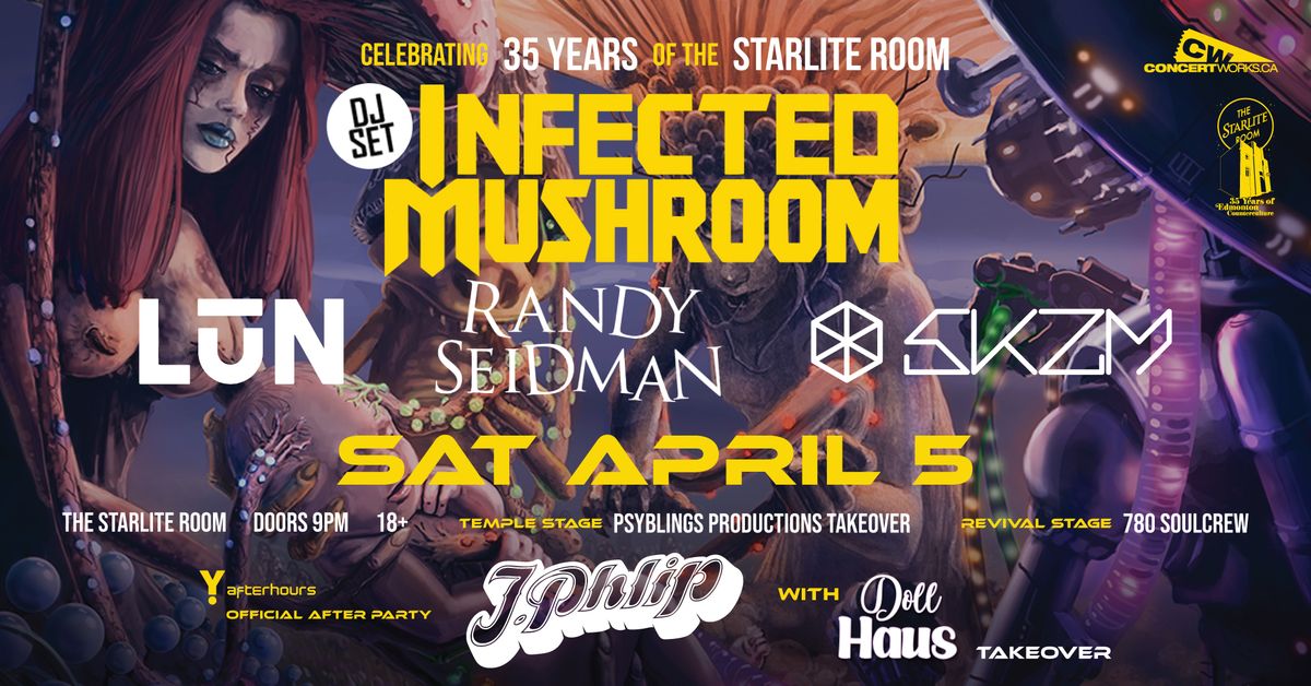 INFECTED MUSHROOM w\/ L\u016aN, Randy Seidman & SKZM