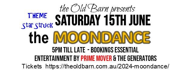 the Annual Moondance  15th June 2024