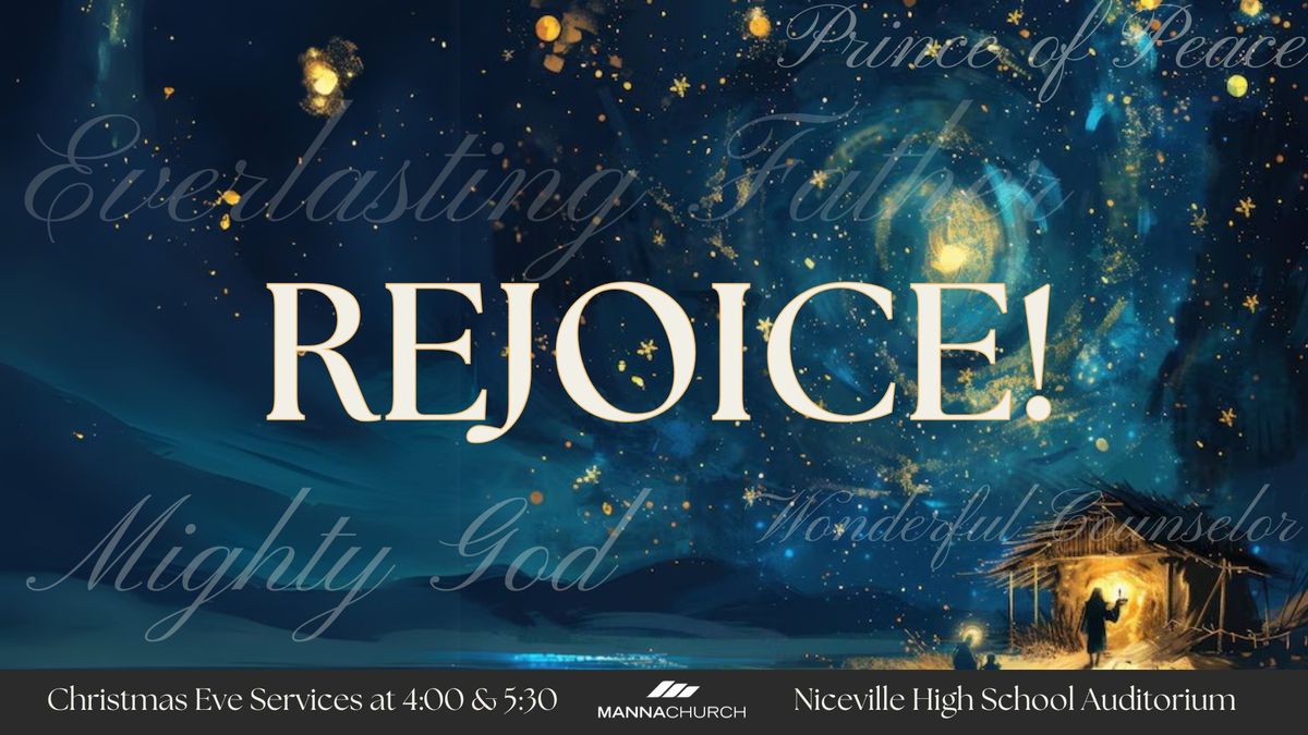 Christmas Eve at Manna Church | Services at 4 & 5:30