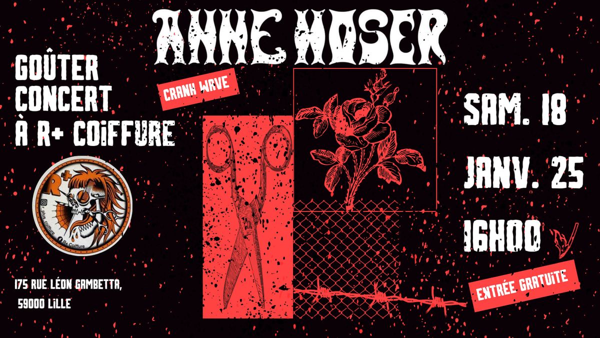 \ud83d\udca5 Go\u00fbter concert Anne Hoser chez ton Coiffeur R+ \ud83d\udca5 