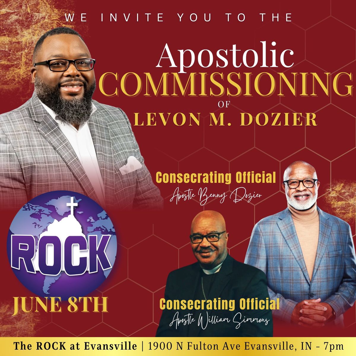 Apostolic Commissioning of Levon M. Dozier