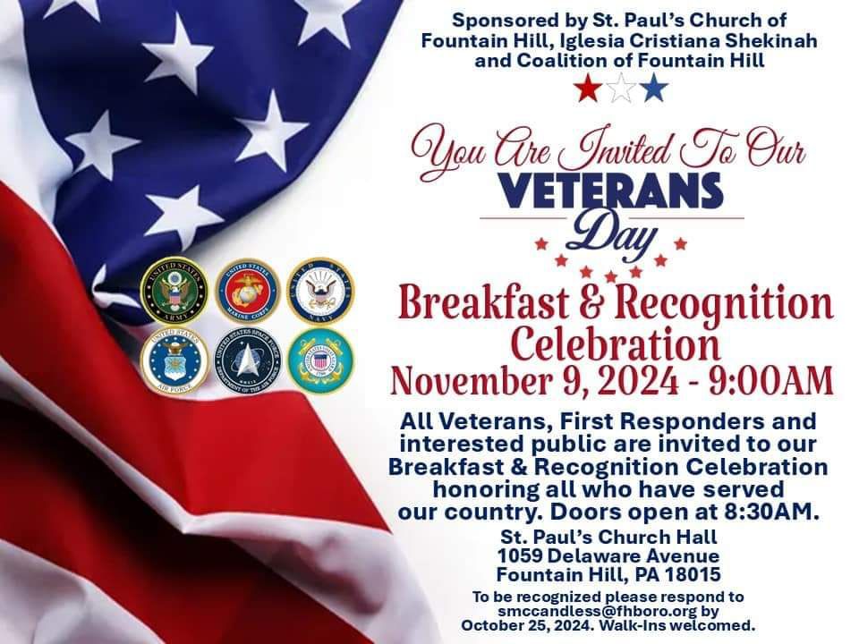 Veterans and 1st Responders Free Breakfast