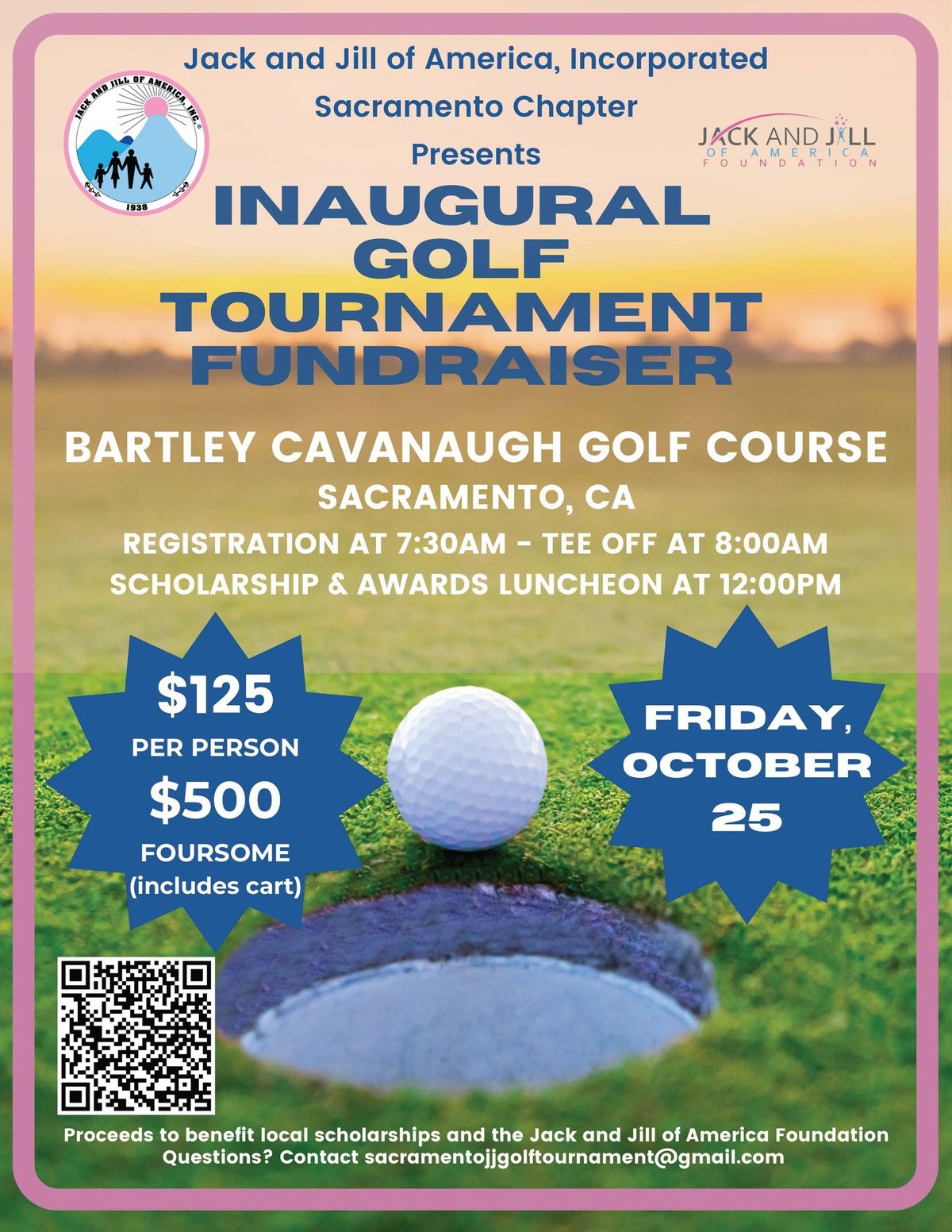 Savvy Sacramento Chapter of Jack and Jill of America Inaugural Scholarship Golf Tournament