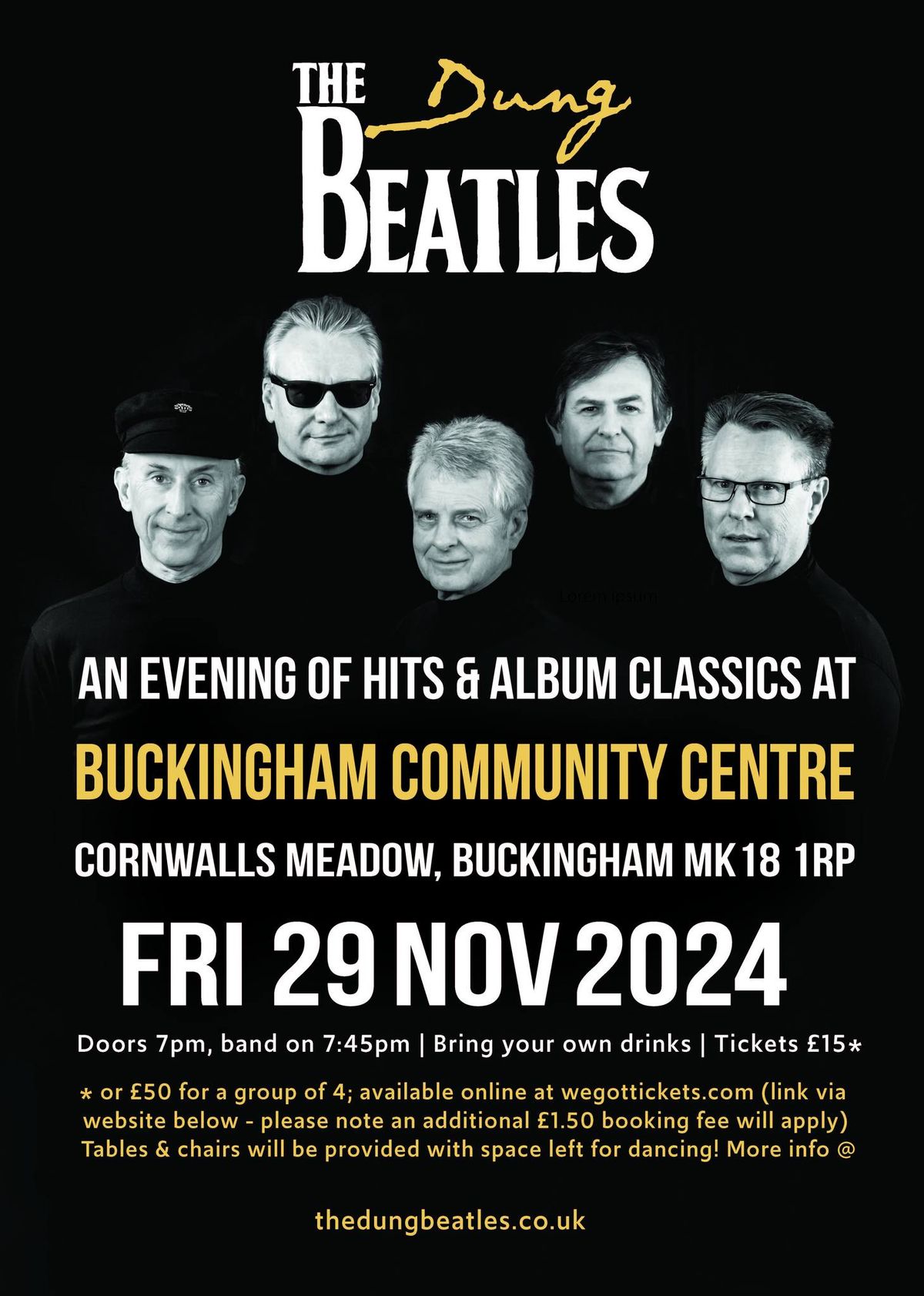 The Dung Beatles at Buckingham Community Centre