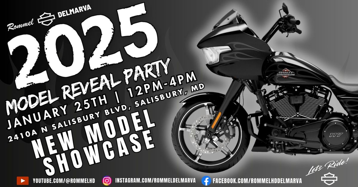 2025 MODEL REVEAL PARTY @ Rommel HD Delmarva