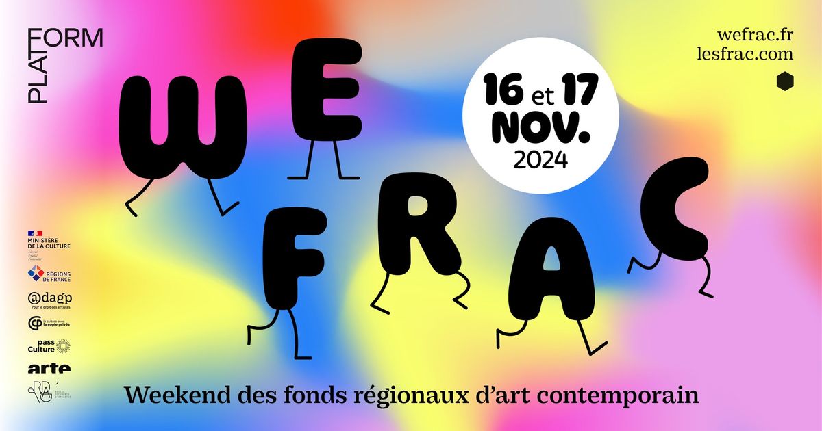 WEFRAC 2024 : le Weekend des Frac \u00e0 Montpellier