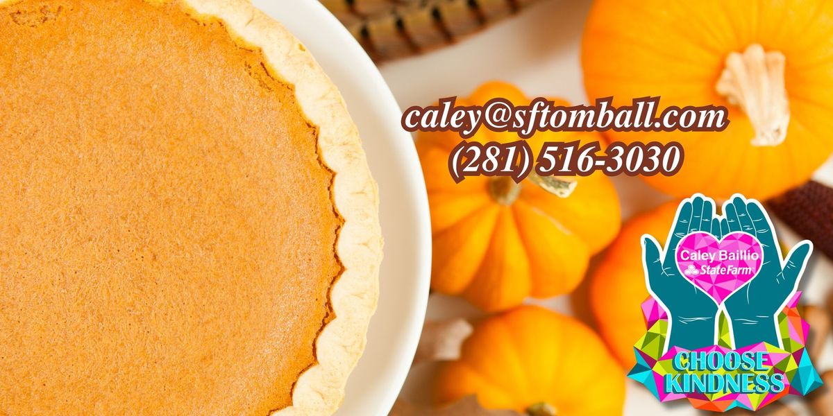 4th Annual Pumpkin Pie Giveaway