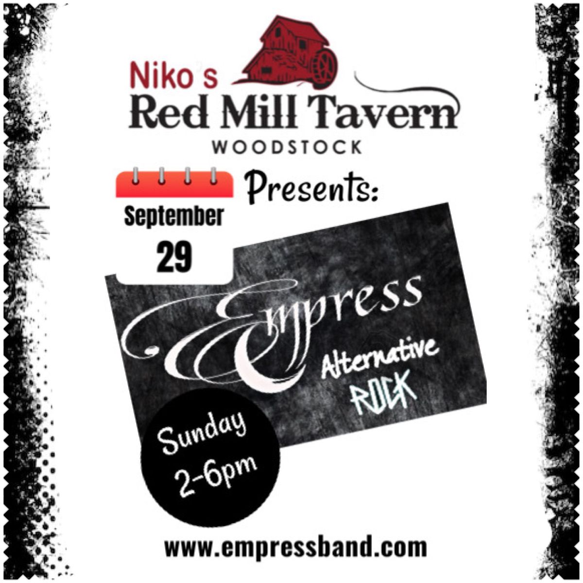 Empress returns to Nikos Red Mill 