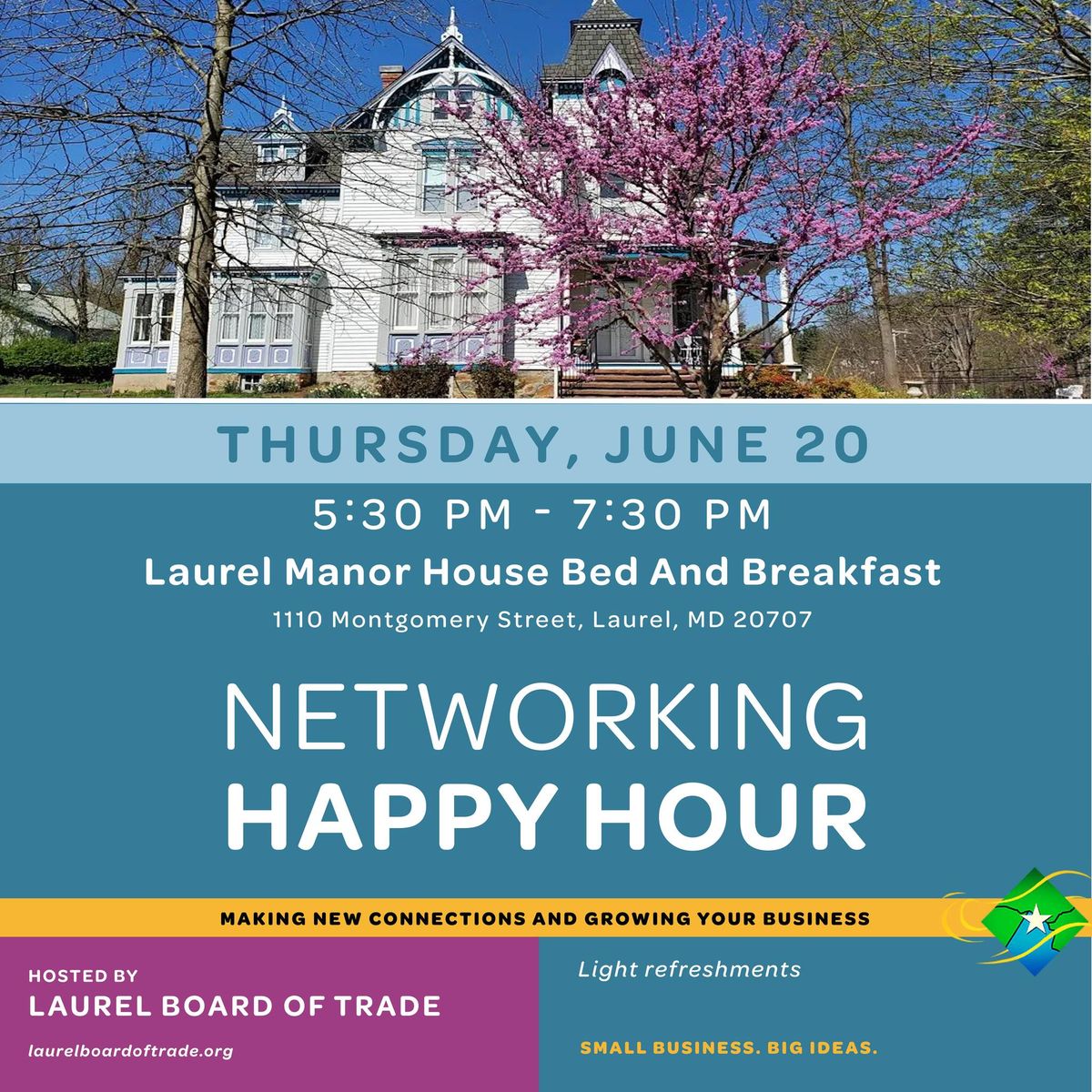 Business Networking at Laurel Manor House Bed and Breakfast