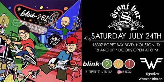 Blink 281- a tribute to Blink 182 + Highdive- a tribute to Weezer