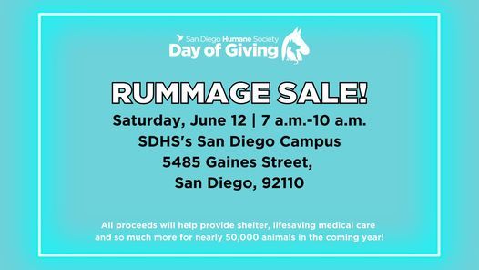 Day of Giving Rummage Sale!