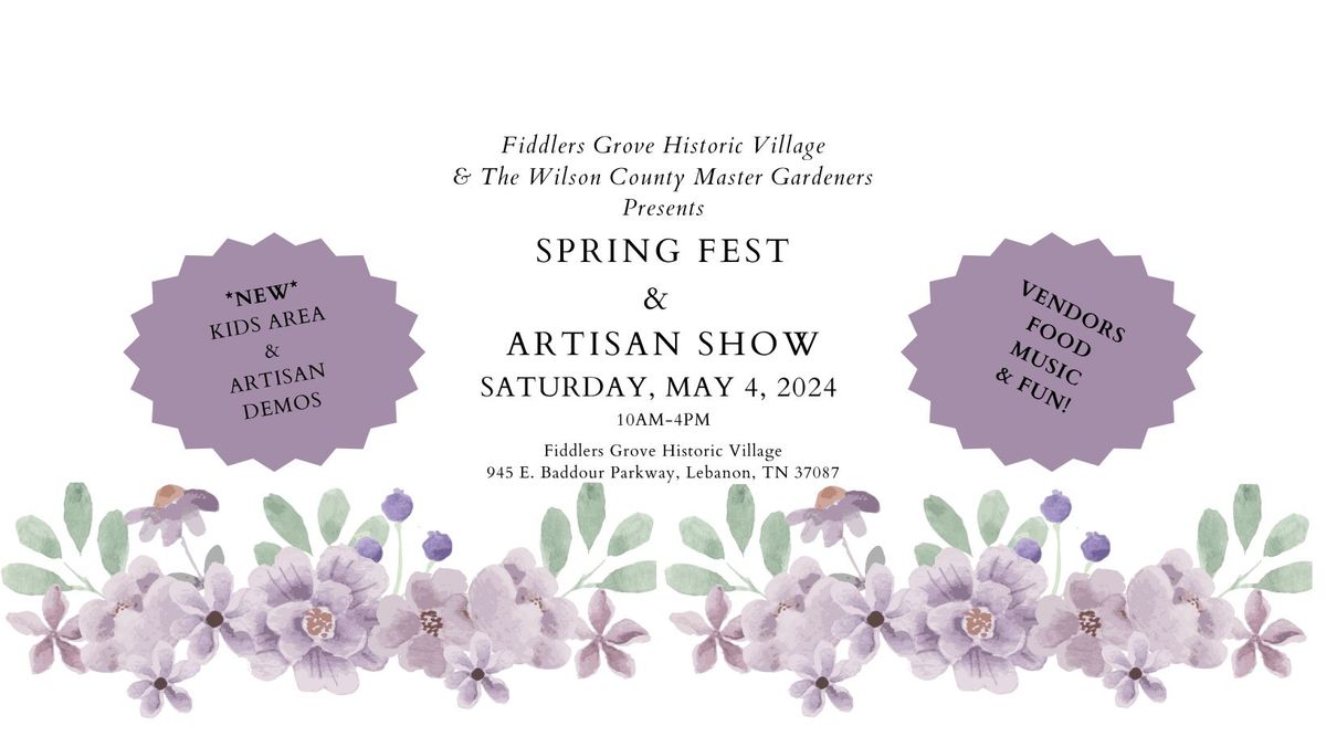 Spring Fest & Artisan Show