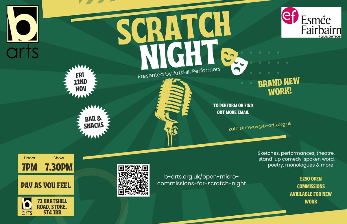 Scratch Night @ B arts