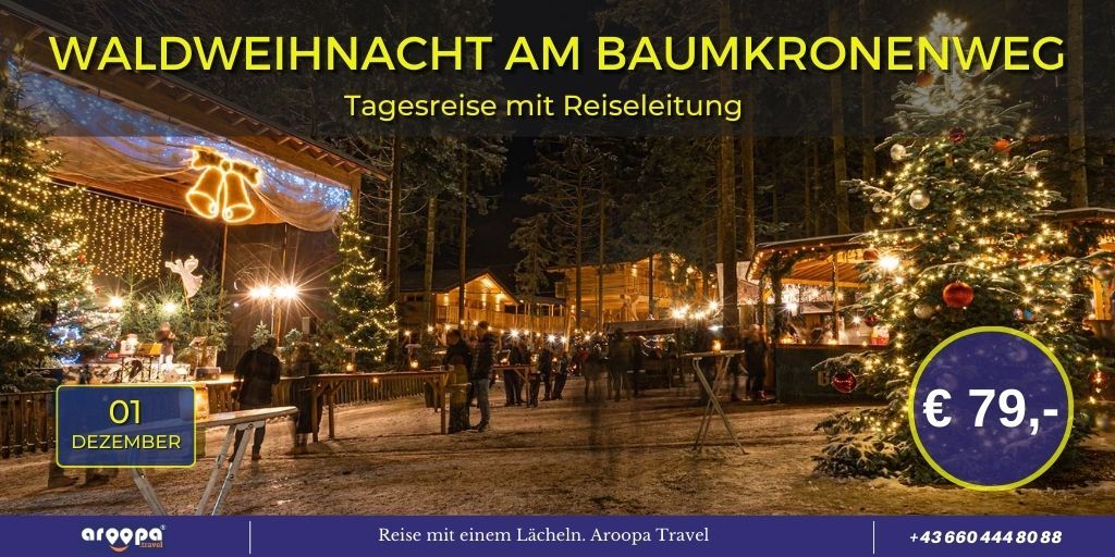 \ud83c\udde6\ud83c\uddf9WALDWEIHNACHT AM BAUMKRONENWEG\ud83c\udde6\ud83c\uddf9 mit Reiseleitung p.P. \u20ac 79,-