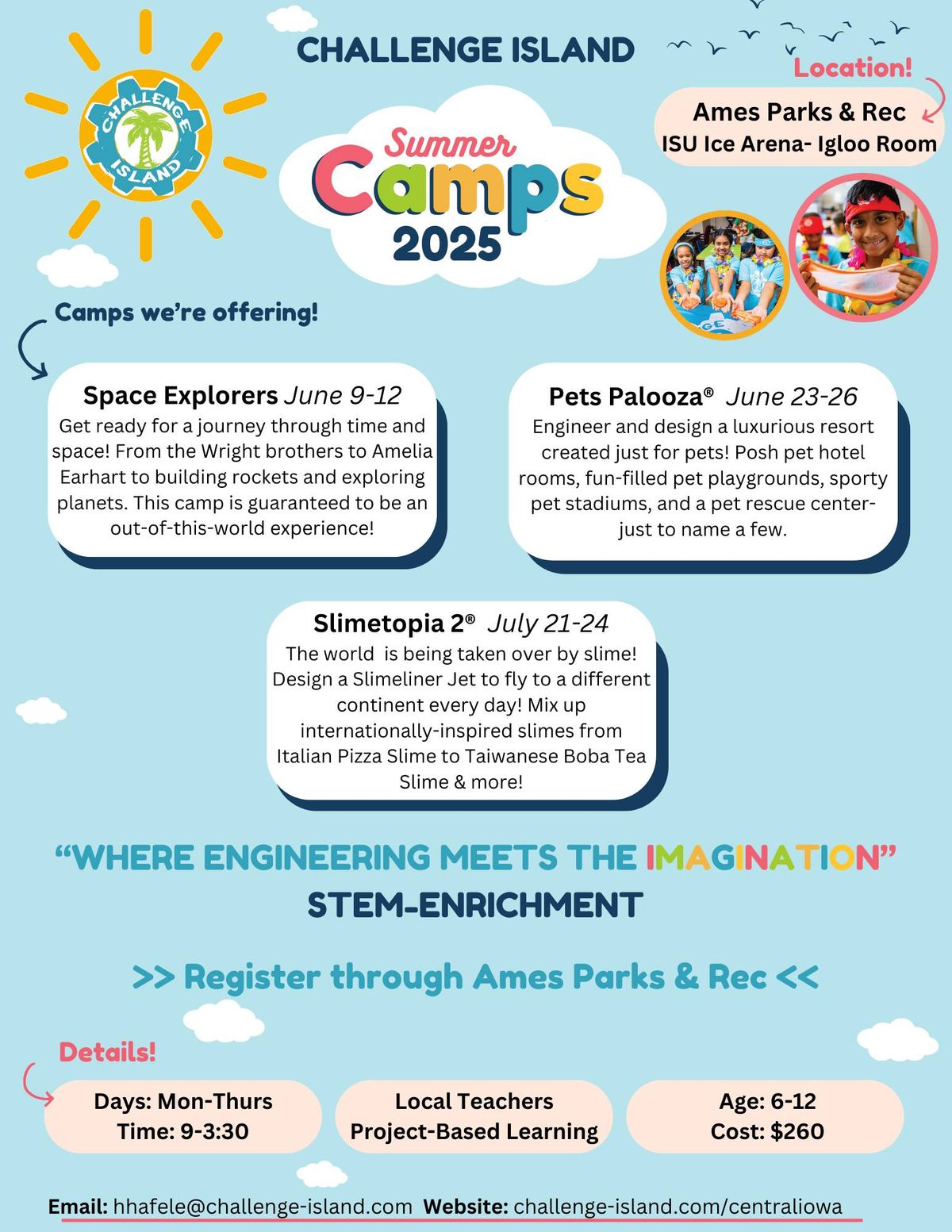 STEM Summer Camps- Ames