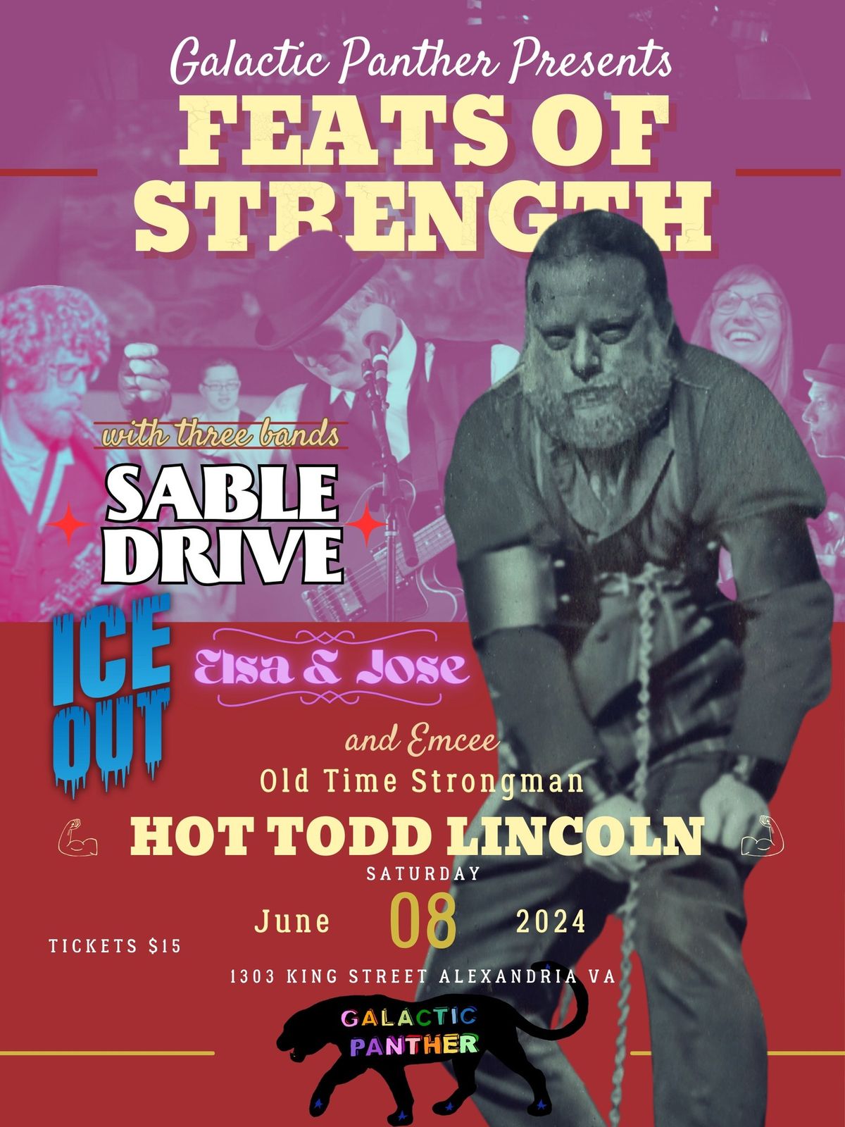 Sable Drive with Emcee Old Time Strongman Hot Todd Lincoln, Ice Out and Elsa and Jose