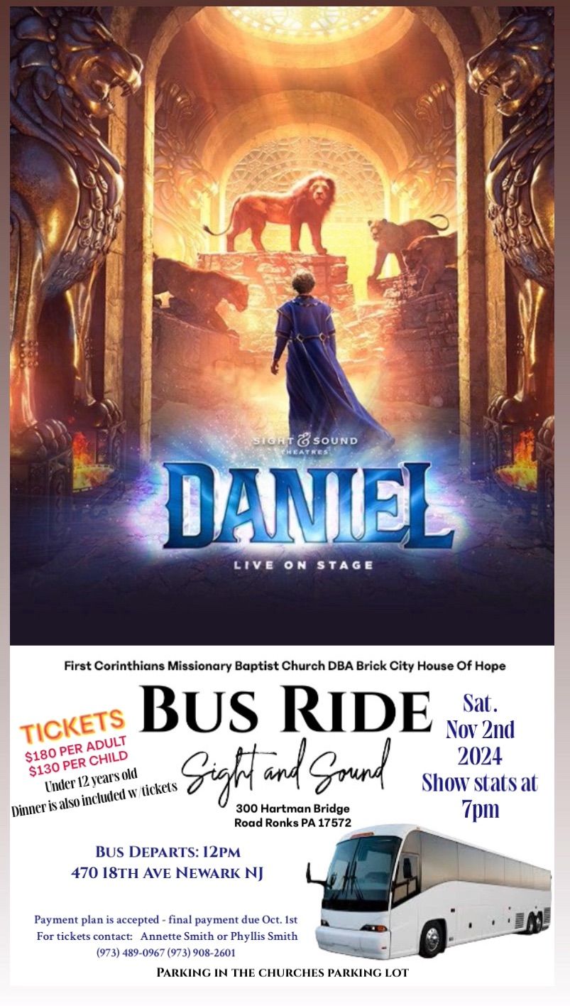 Bus Ride to Sight and Sound (Daniel)