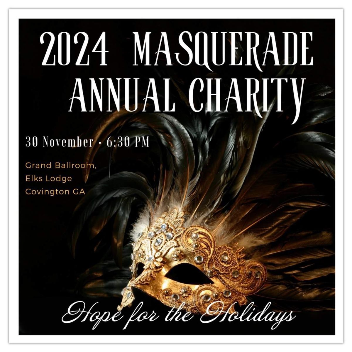 2024 Charity Masquerade Ball