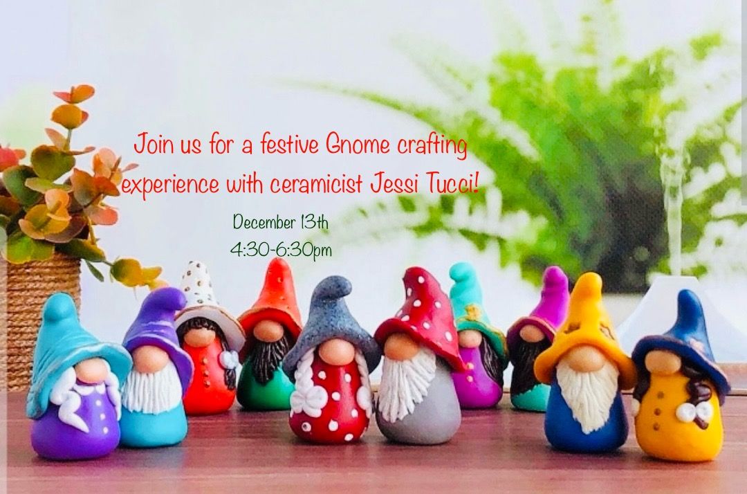 (Class is Full!) Join Us for Air Dry Festive Gnome Crafting!