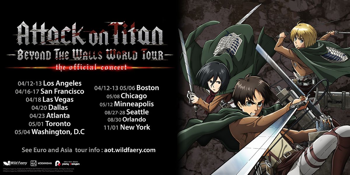 Attack On Titan: Beyond The Walls World Tour - The Official Concert