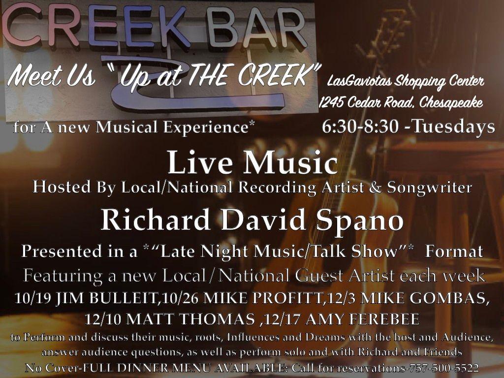 Tuesday Night Talk Show with Mike Proffitt hosted by Richard David Spano