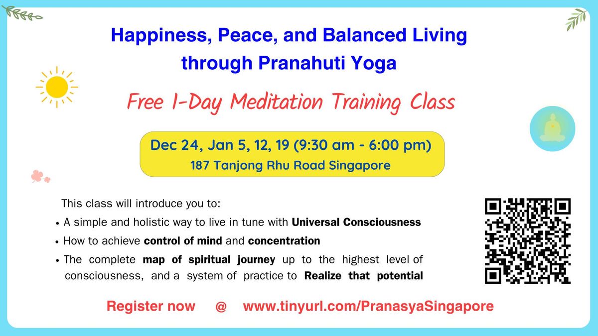 Free 1-day Meditation Training Program