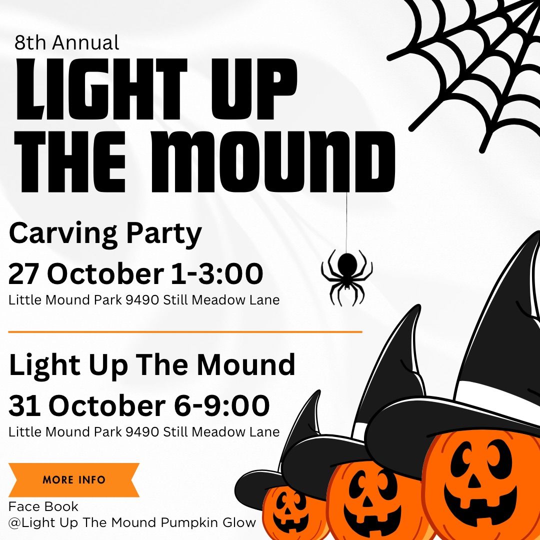 8th Annual Light Up The Mound Pumpkin Glow