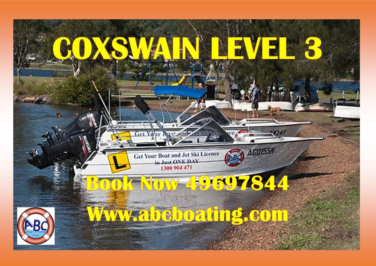 Coxswain Level 3 Course