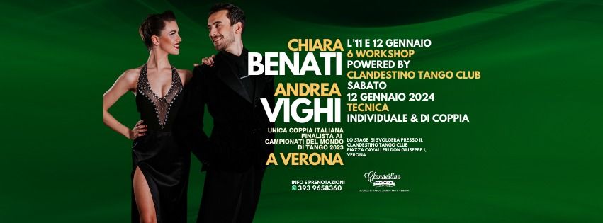 Stage di coppia e tecnica individuale con Chiara Benati & Andrea Vighi