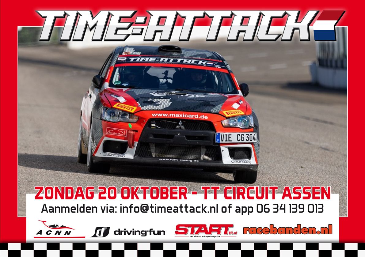 Dutch Time Attack zondag 20 oktober Assen. 