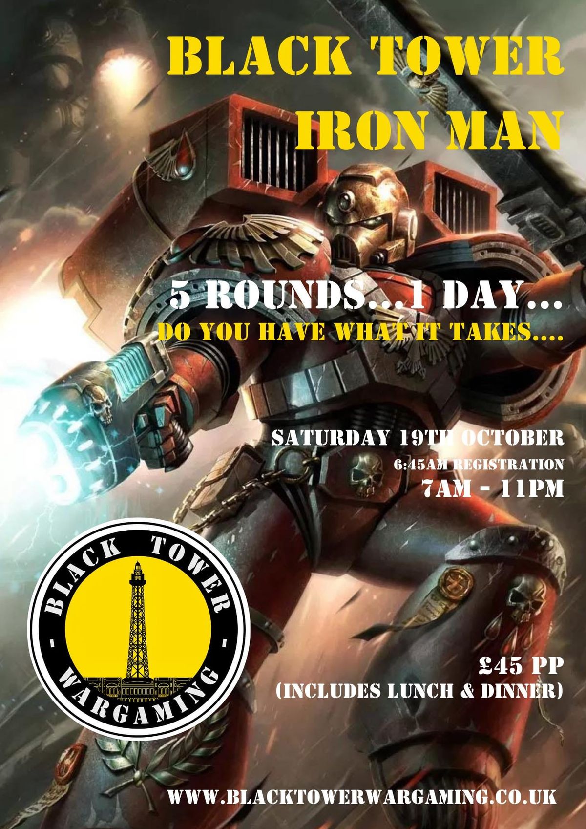 Black Tower Wargaming Warhammer 40k Iron Man Event #2! 