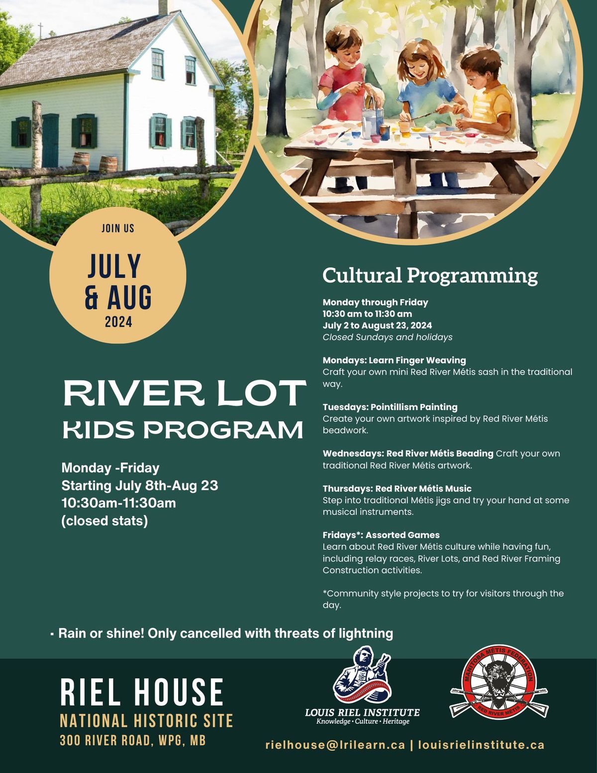 River Lot Kids Program week one