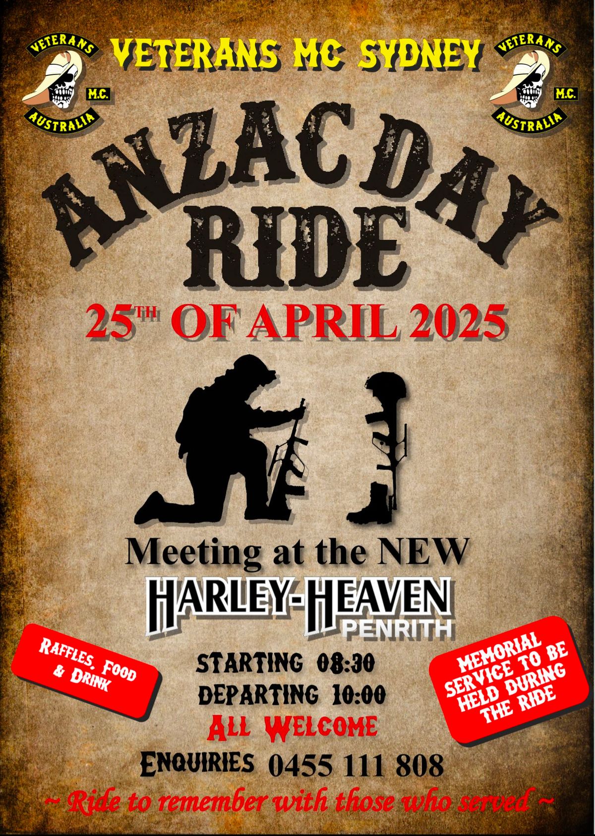 ANZAC Day - Ride to Remember