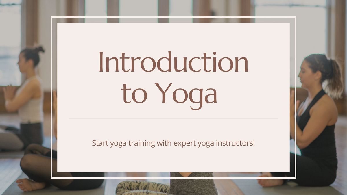 Introduction to Yoga Workshop